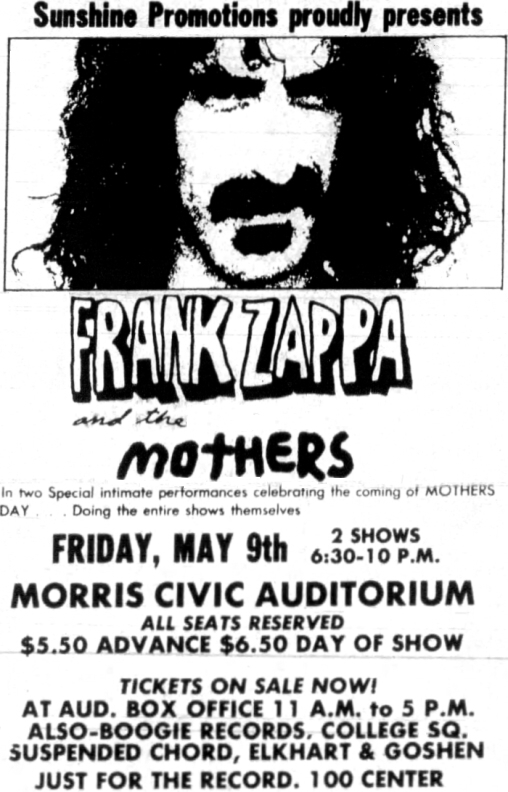 09/05/1975Morris Civic Auditorium, South Bend, IN